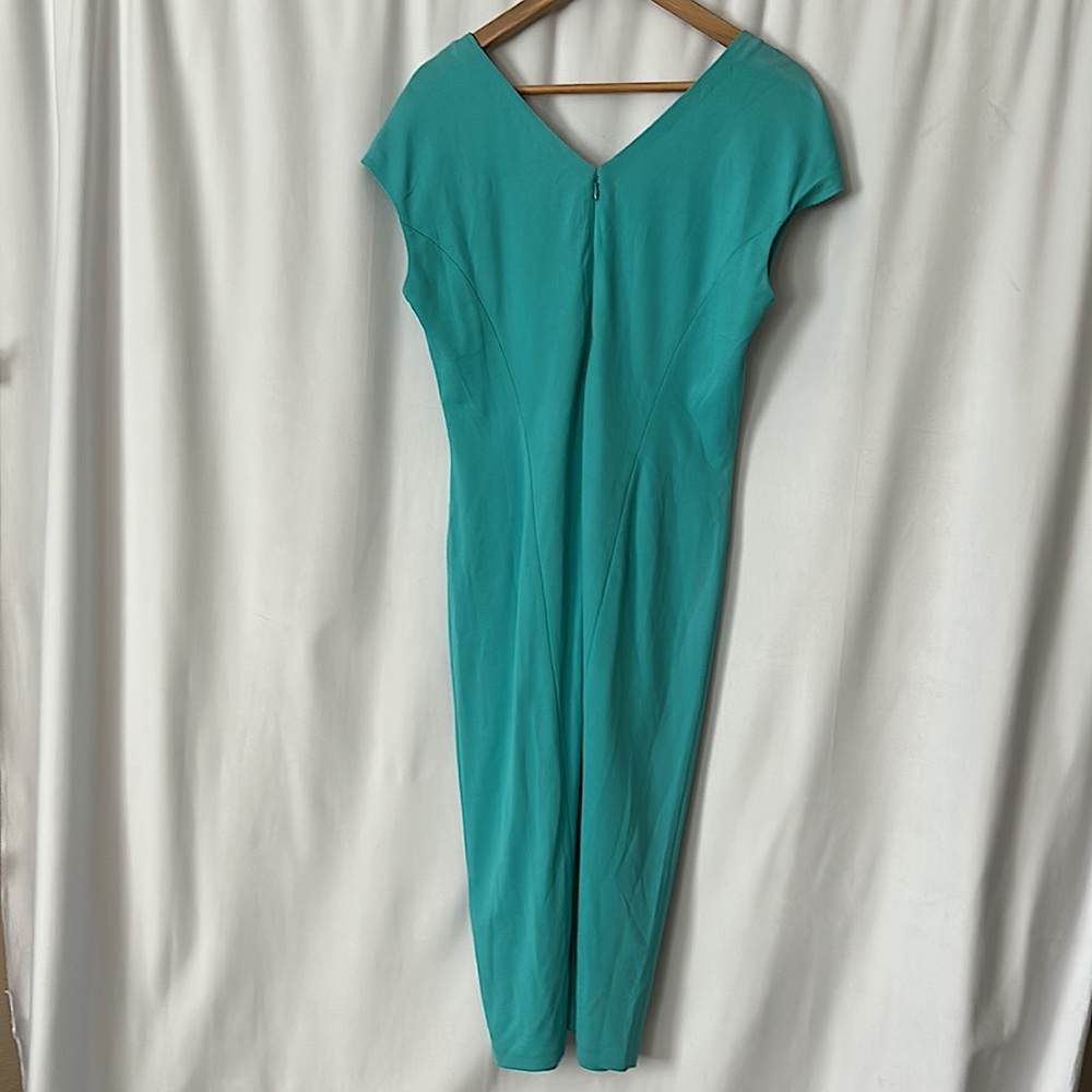 Armani Collezioni NWT Beautiful Teal Sleeveless Sheath Dress **Size 12** 👗👗 - Picture 2 of 6